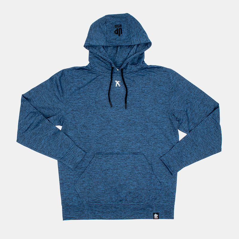 Women's Upwear Hood - Heather Royal Blue