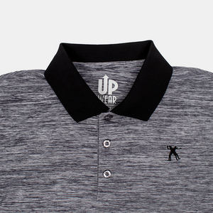 Men's Polo - Dark Heather Grey