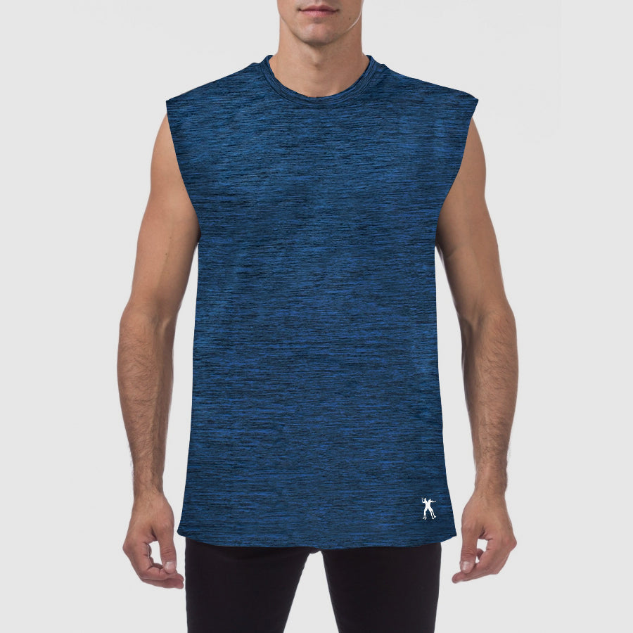 Men's Tank - Heather Blue