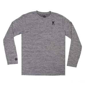 Men's UpWear Long Sleeve Tee - Heather Grey