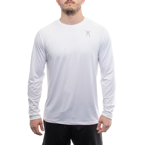 Men's UpWear Long Sleeve Tee - White