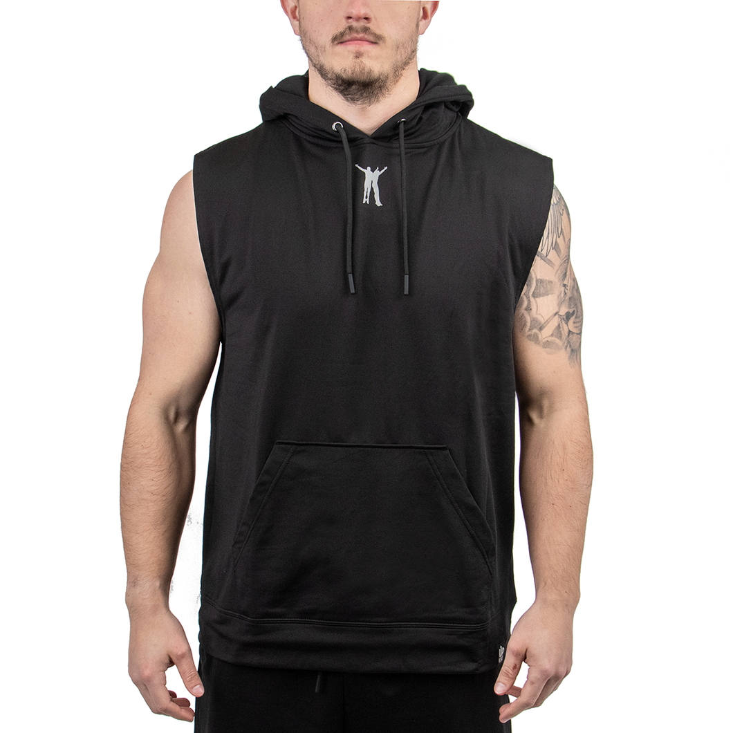 Men's UpWear Sleeveless Hood - Black