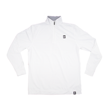 Men's UpWear Mock-Neck 1/4 Zip - White