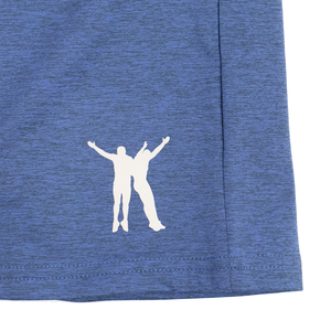 Men's UpWear Shorts - Heather Royal Blue